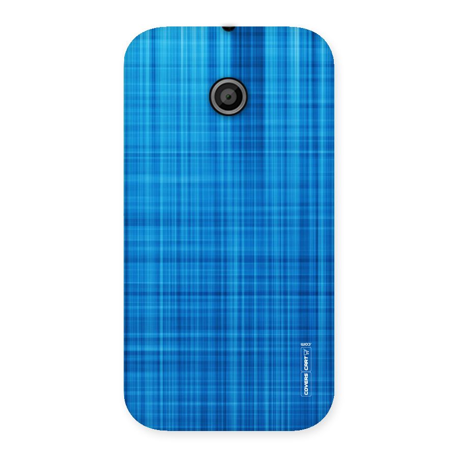 Stripe Blue Abstract Back Case for Moto E