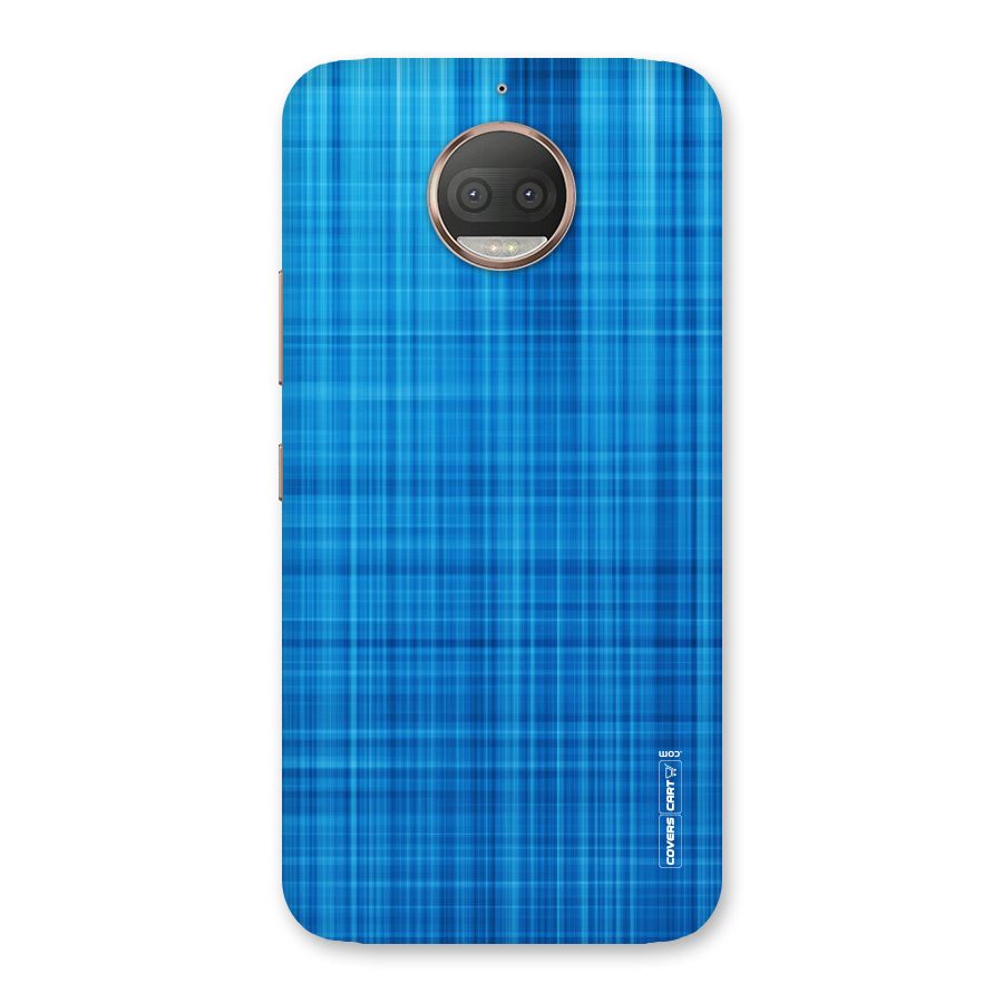Stripe Blue Abstract Back Case for Moto G5s Plus