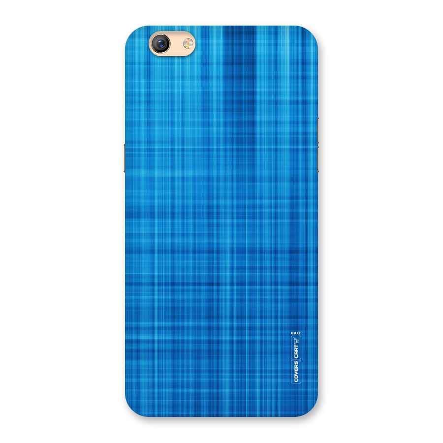 Stripe Blue Abstract Back Case for Oppo F3 Plus