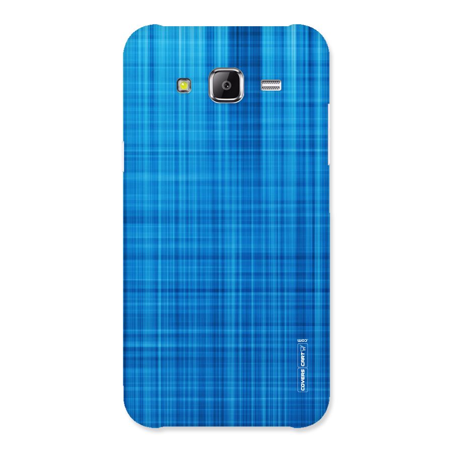Stripe Blue Abstract Back Case for Samsung Galaxy J5