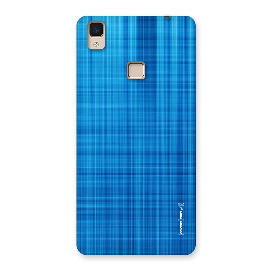 Stripe Blue Abstract Back Case for V3 Max
