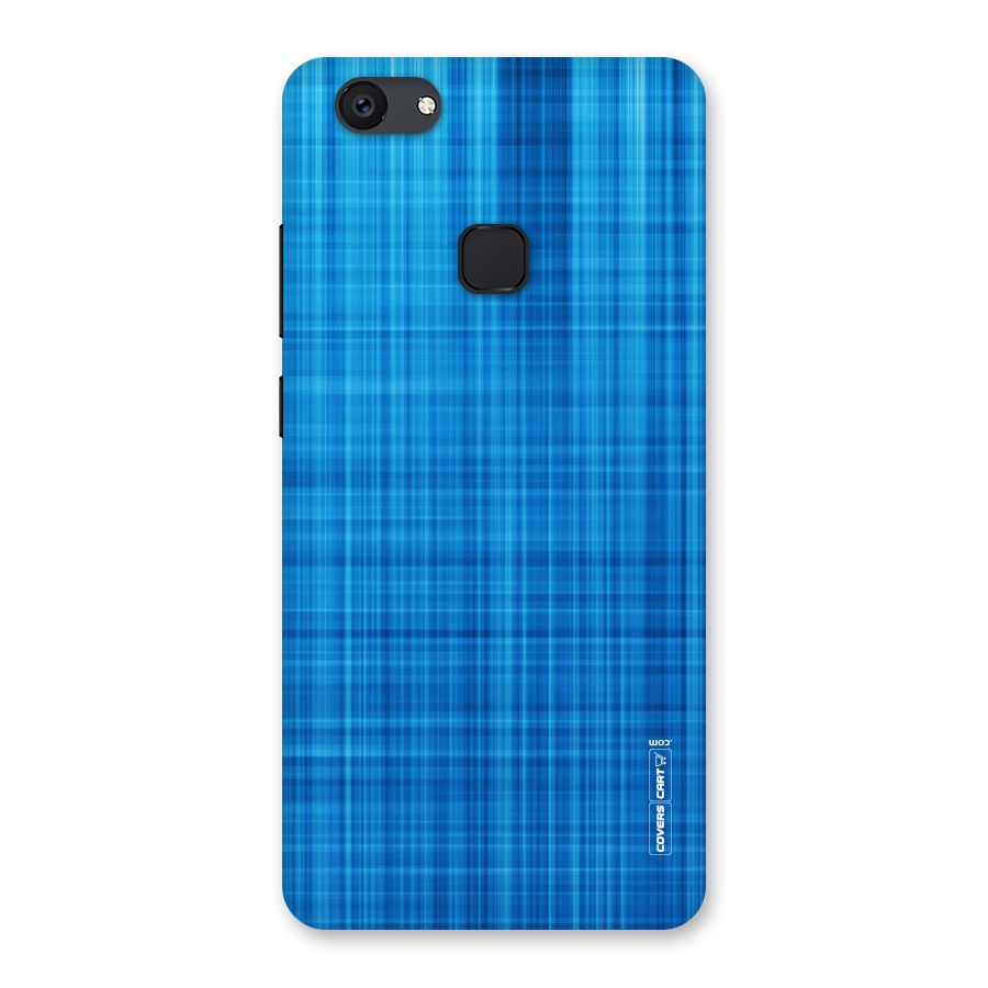 Stripe Blue Abstract Back Case for Vivo V7 Plus