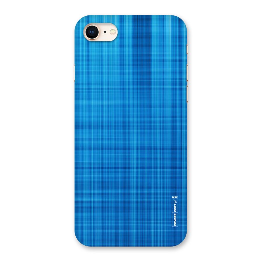 Stripe Blue Abstract Back Case for iPhone 8