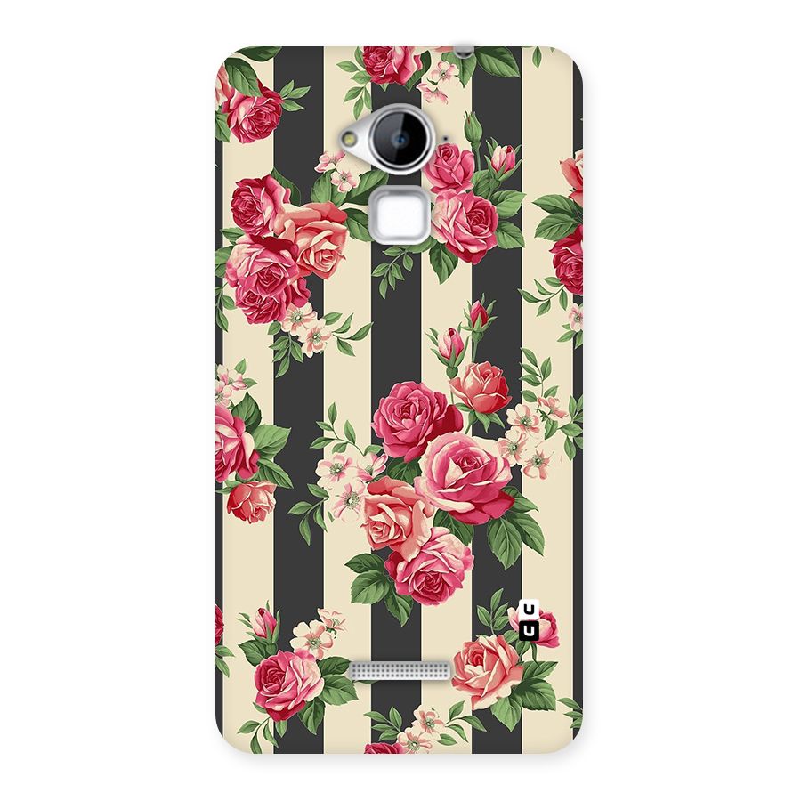 Stripes And Floral Back Case for Coolpad Note 3