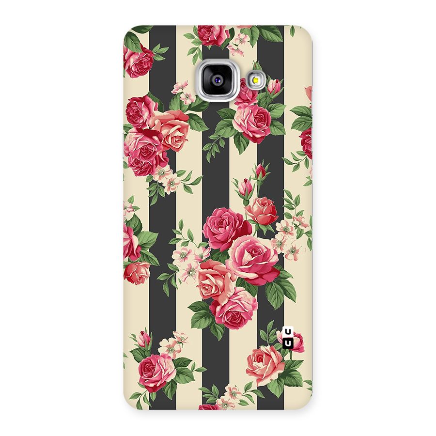 Stripes And Floral Back Case for Galaxy A5 2016