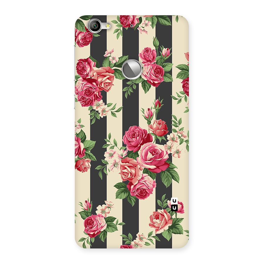 Stripes And Floral Back Case for LeTV Le 1s