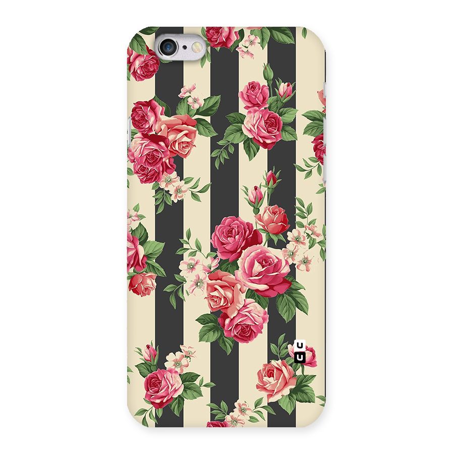 Stripes And Floral Back Case for iPhone 6 6S