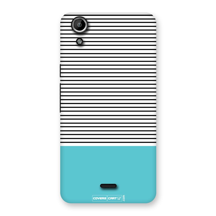 Deep Sky Blue Stripes Back Case for Canvas Selfie Lens