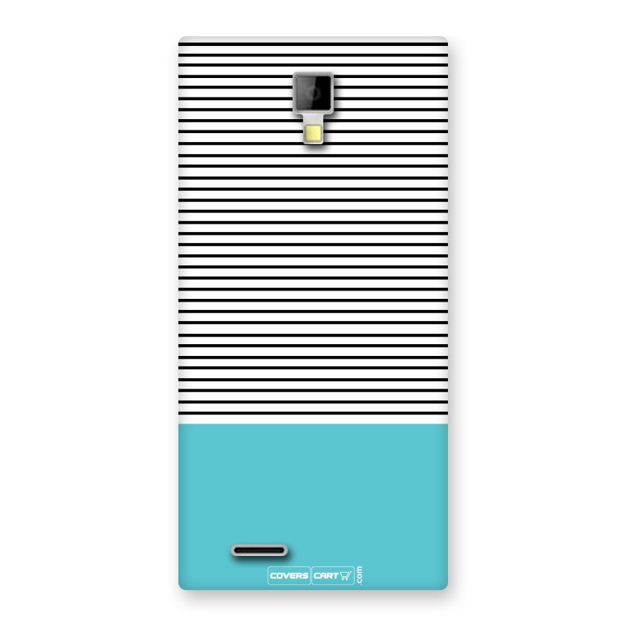 Deep Sky Blue Stripes Back Case for Canvas Xpress
