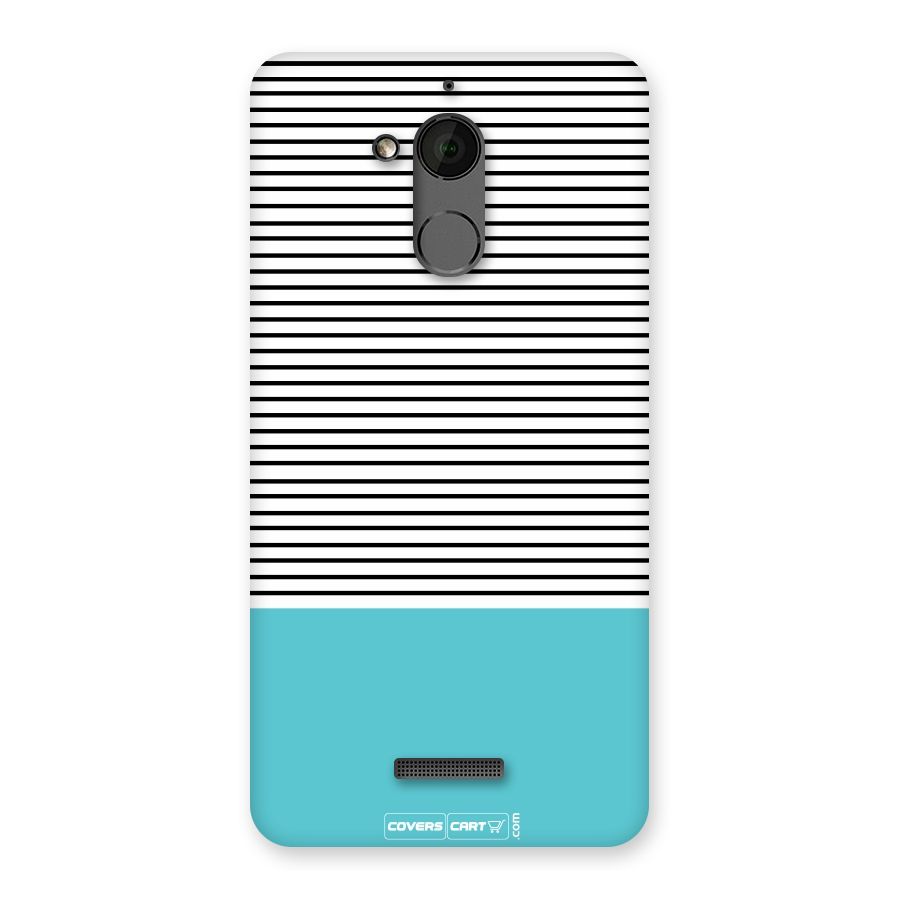 Deep Sky Blue Stripes Back Case for Coolpad Note 5