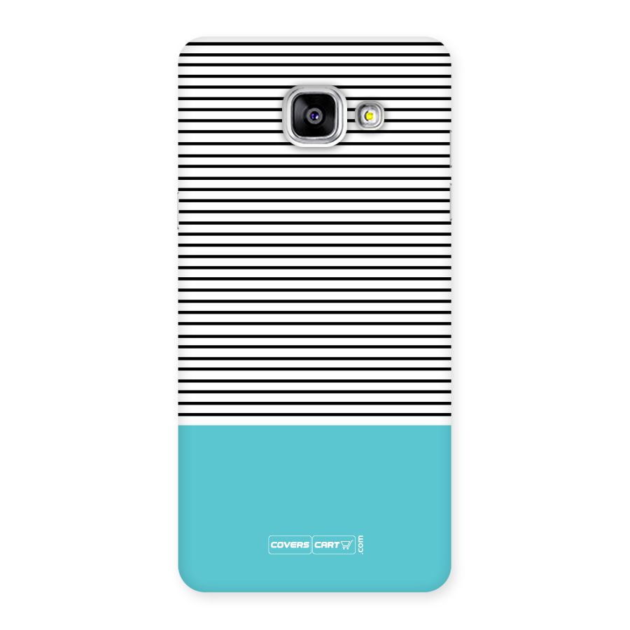 Deep Sky Blue Stripes Back Case for Galaxy A5 2016