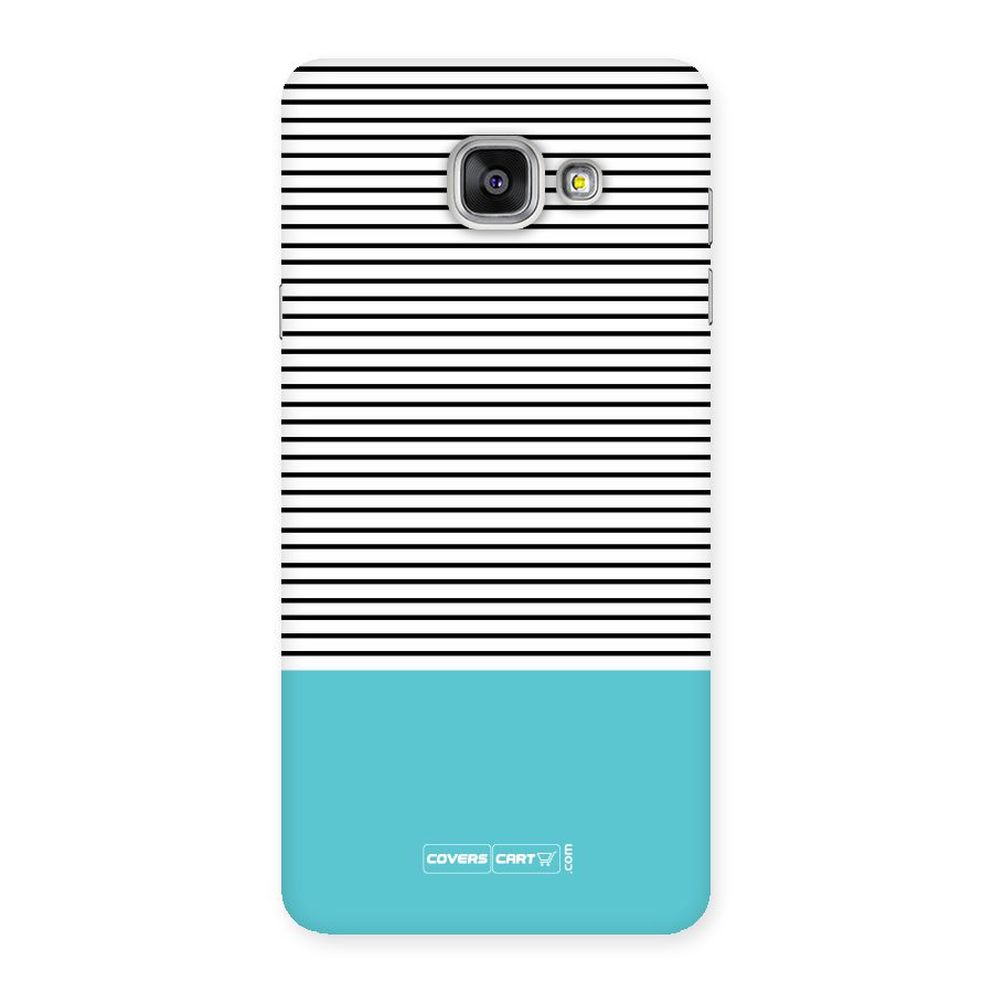 Deep Sky Blue Stripes Back Case for Galaxy A7 2016