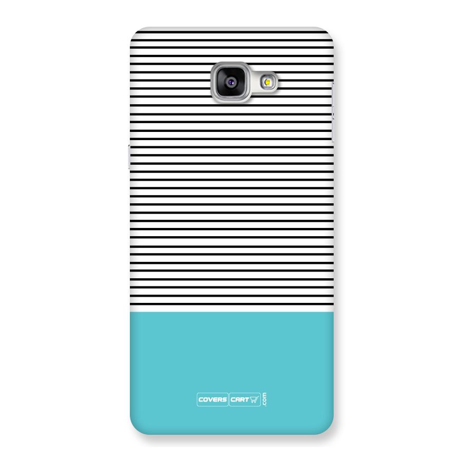 Deep Sky Blue Stripes Back Case for Galaxy A9