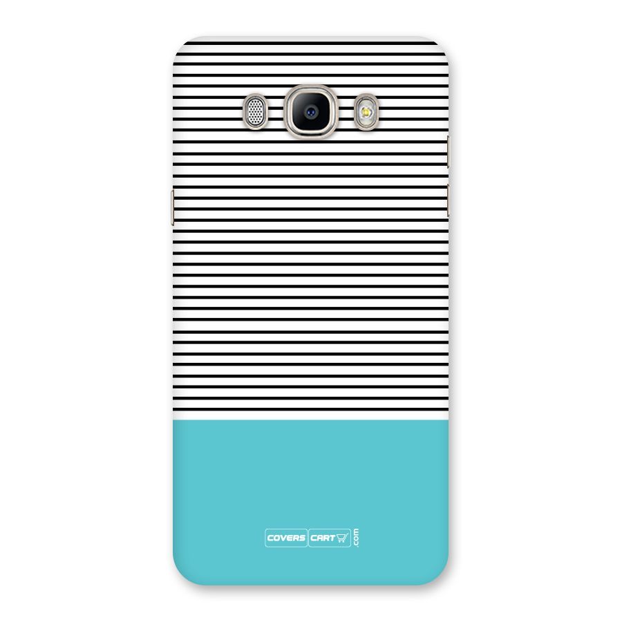 Deep Sky Blue Stripes Back Case for Galaxy On8