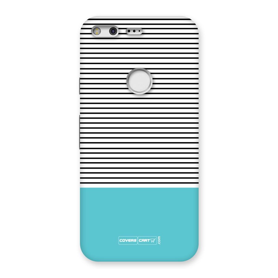 Deep Sky Blue Stripes Back Case for Google Pixel