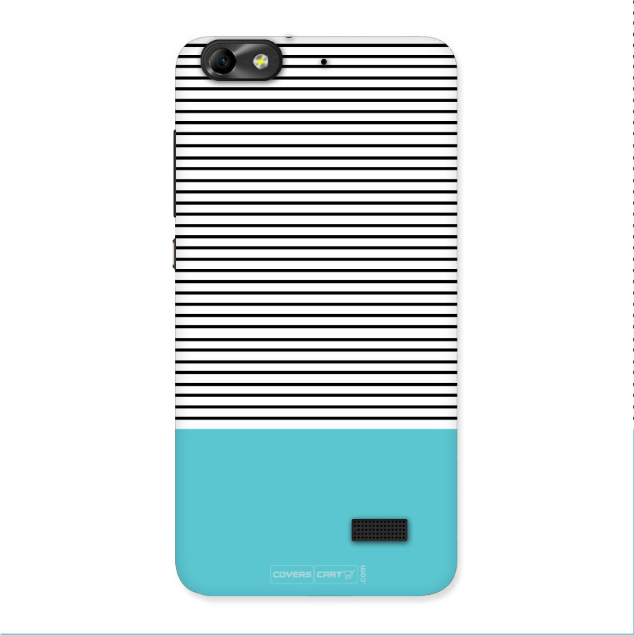 Deep Sky Blue Stripes Back Case for Honor 4C