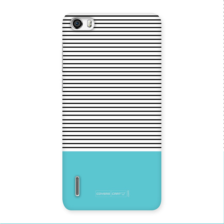 Deep Sky Blue Stripes Back Case for Honor 6