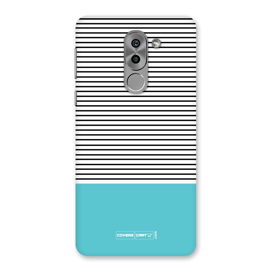 Deep Sky Blue Stripes Back Case for Honor 6X