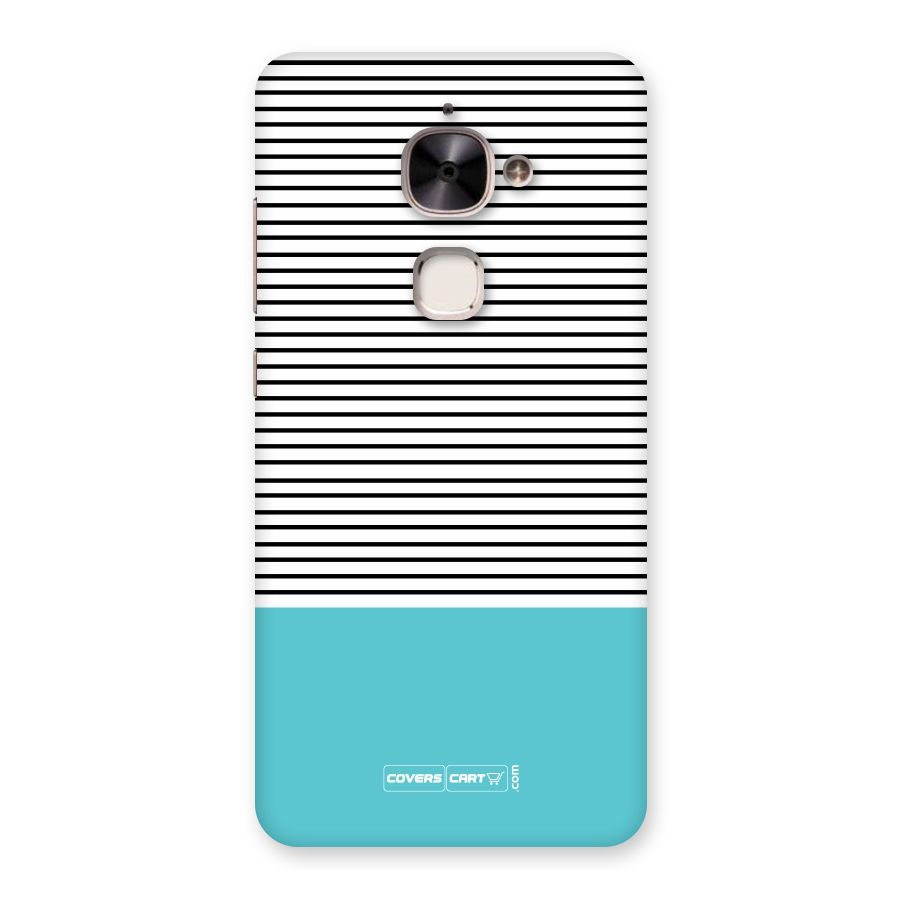 Deep Sky Blue Stripes Back Case for Le 2