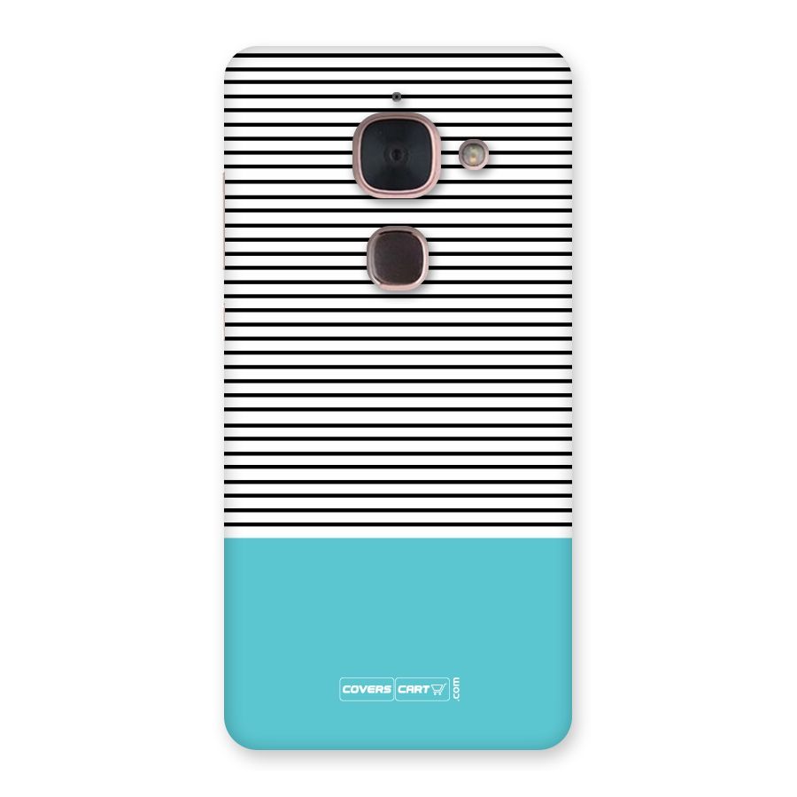 Deep Sky Blue Stripes Back Case for Le Max 2