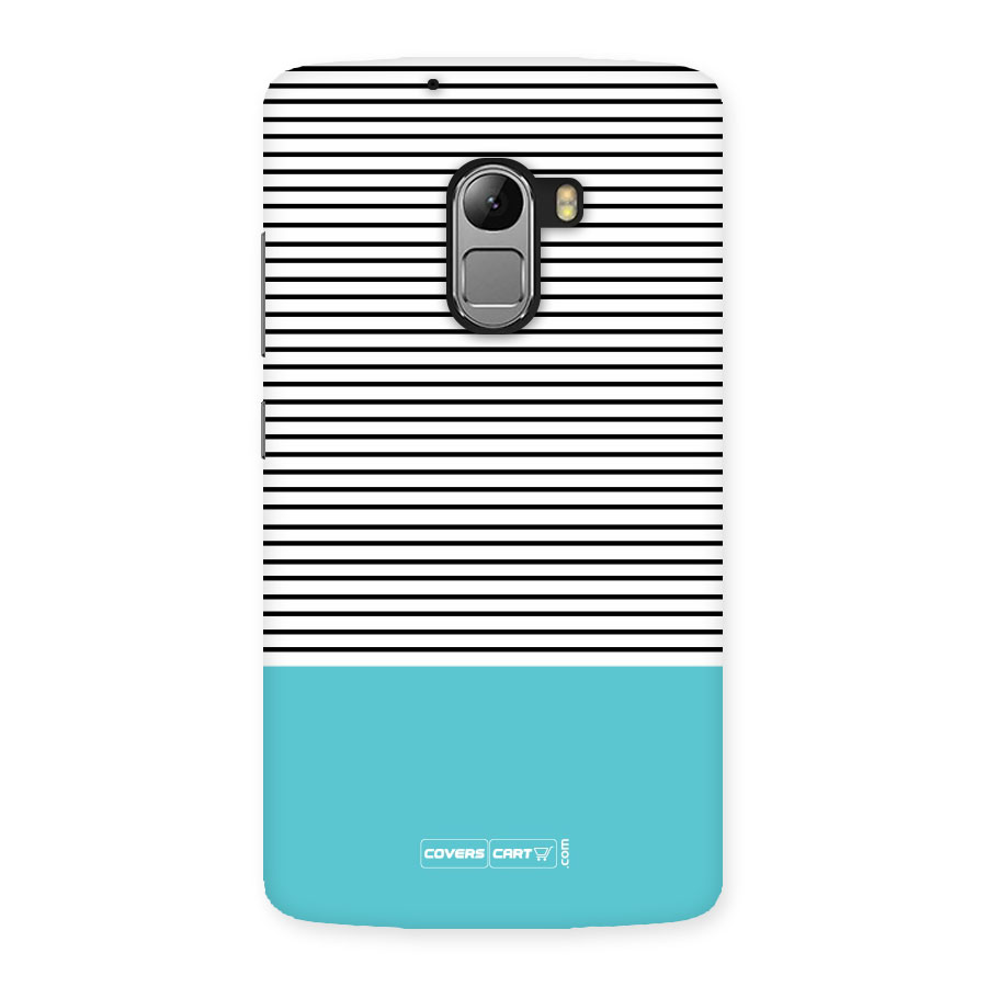 Deep Sky Blue Stripes Back Case for Lenovo K4 Note