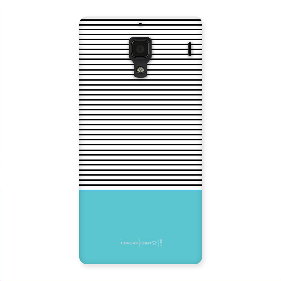 Deep Sky Blue Stripes Back Case for Redmi 1s