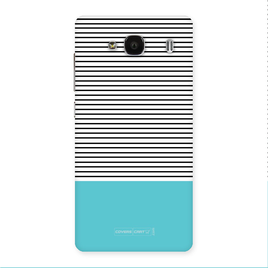 Deep Sky Blue Stripes Back Case for Redmi 2