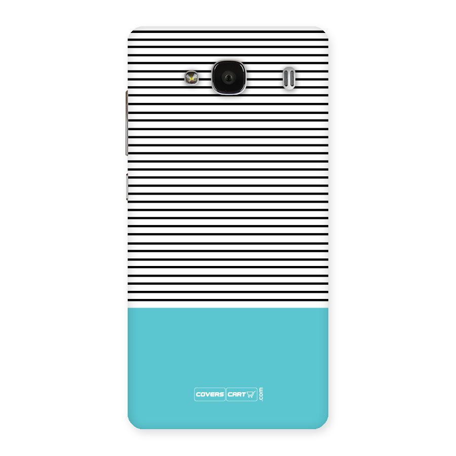 Deep Sky Blue Stripes Back Case for Redmi 2s