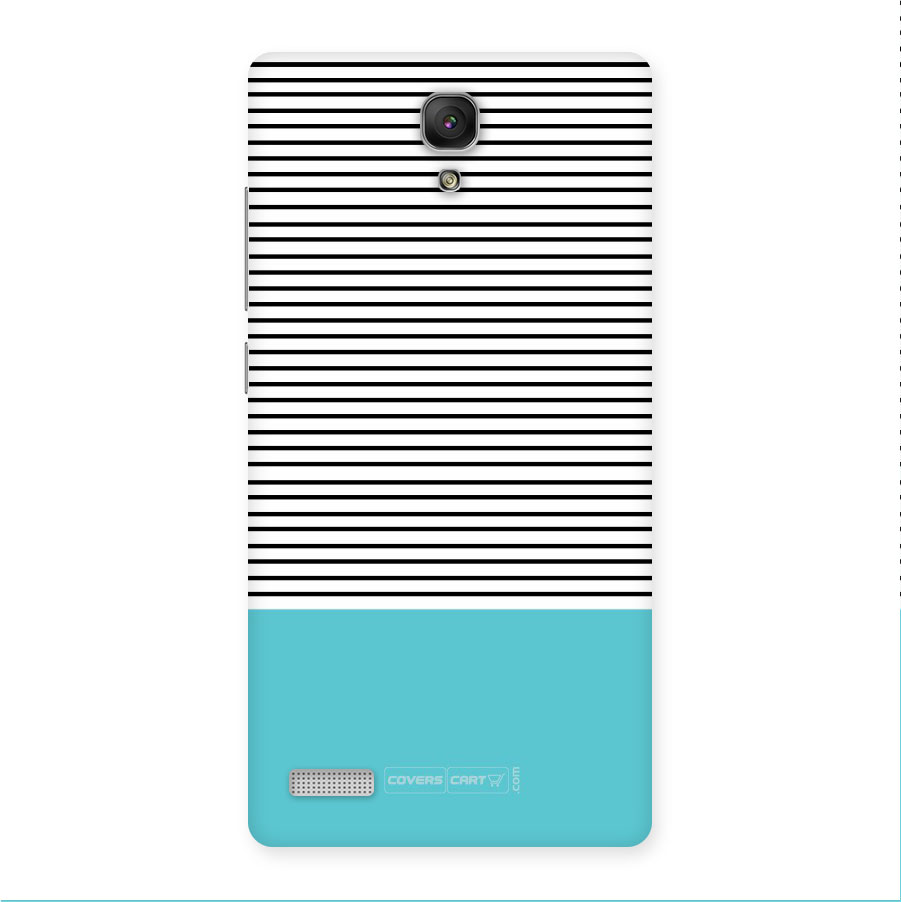 Deep Sky Blue Stripes Back Case for Redmi Note