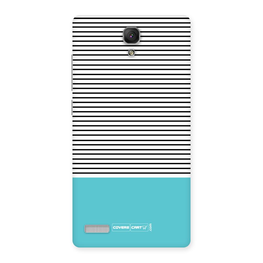 Deep Sky Blue Stripes Back Case for Redmi Note Prime