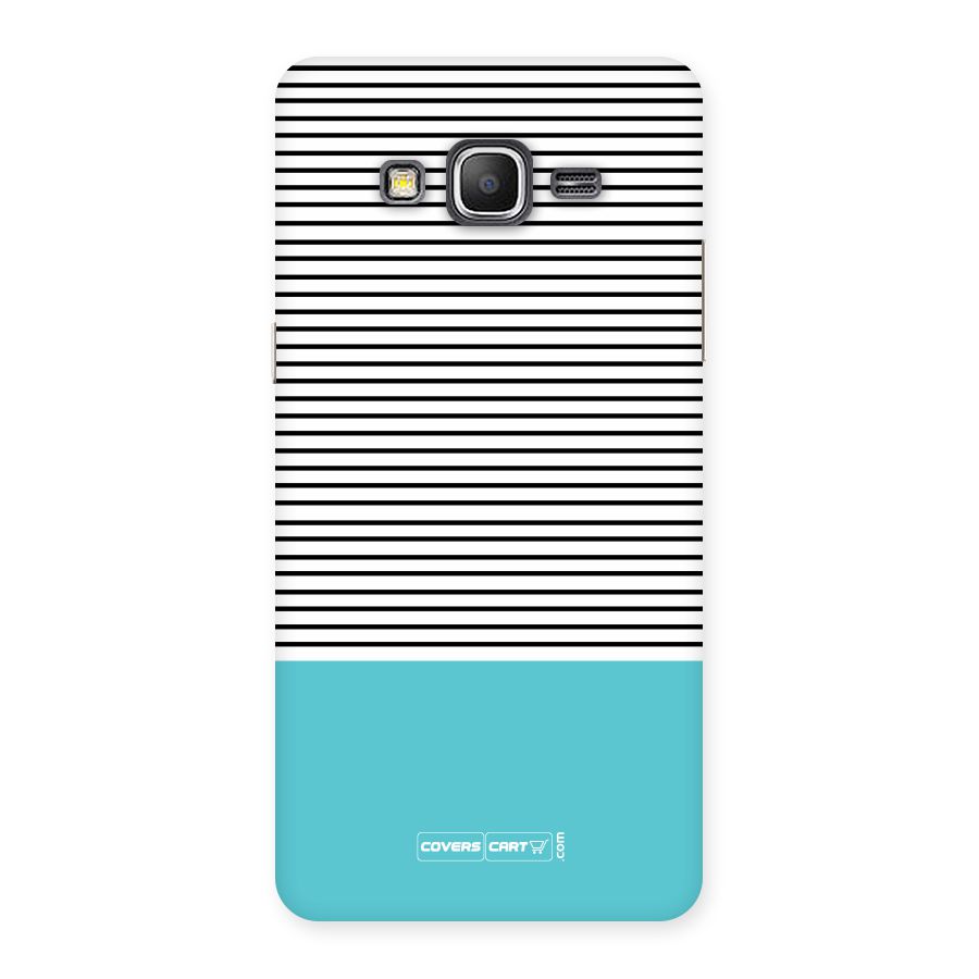 Deep Sky Blue Stripes Back Case for Samsung Galaxy J2 2016