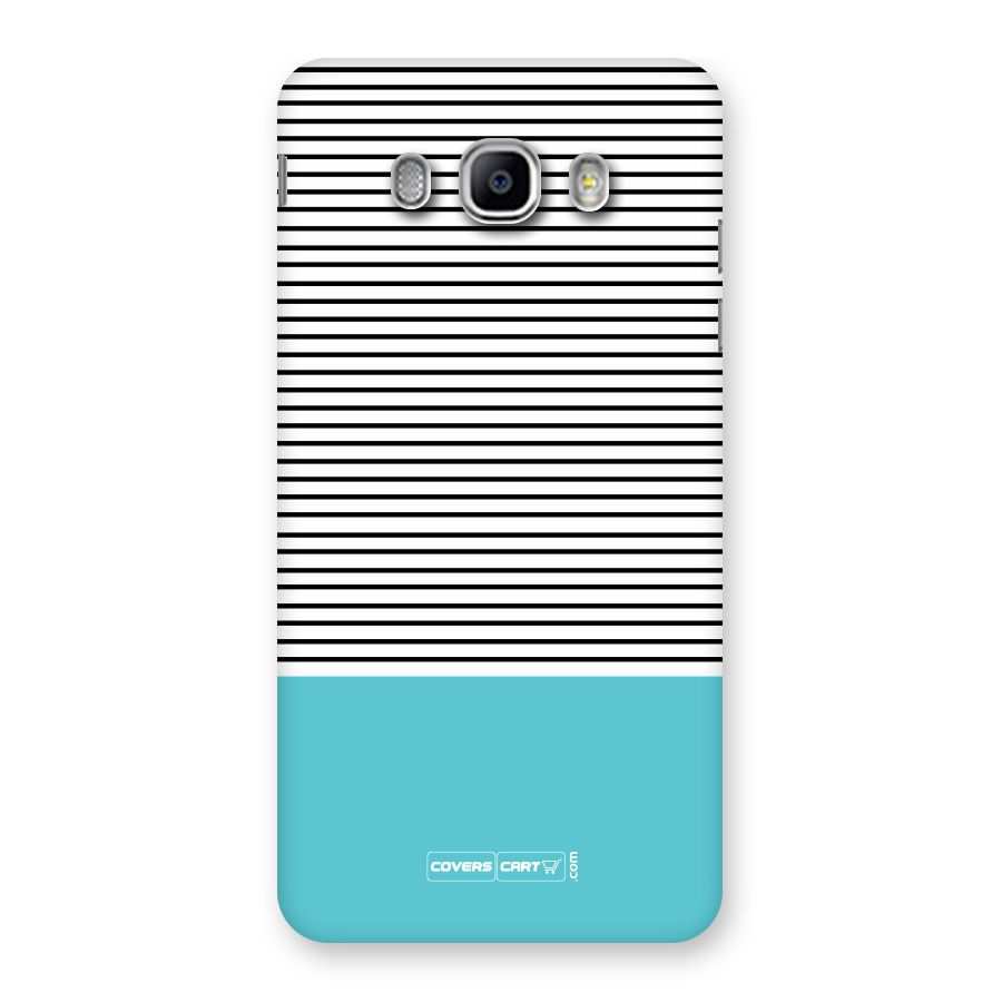 Deep Sky Blue Stripes Back Case for Samsung Galaxy J5 2016