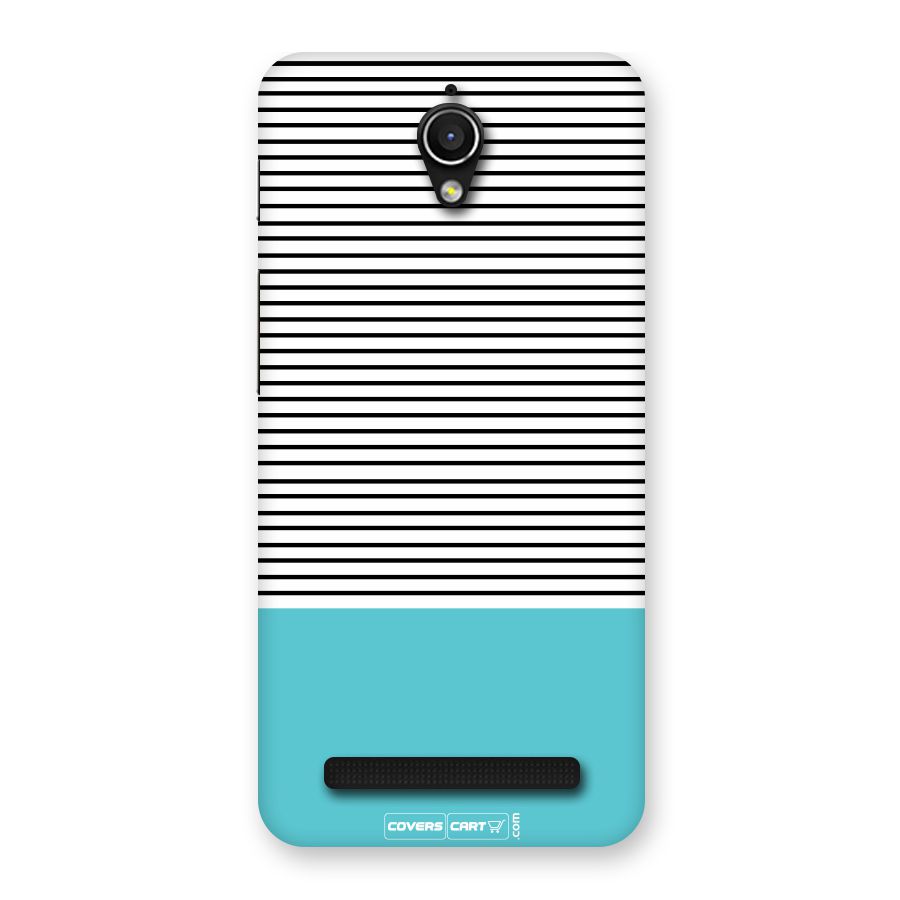 Deep Sky Blue Stripes Back Case for Zenfone Go