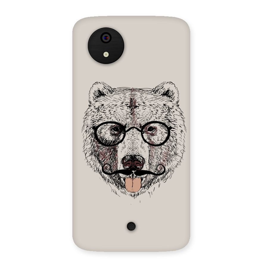 Studious Bear Back Case for Micromax Canvas A1