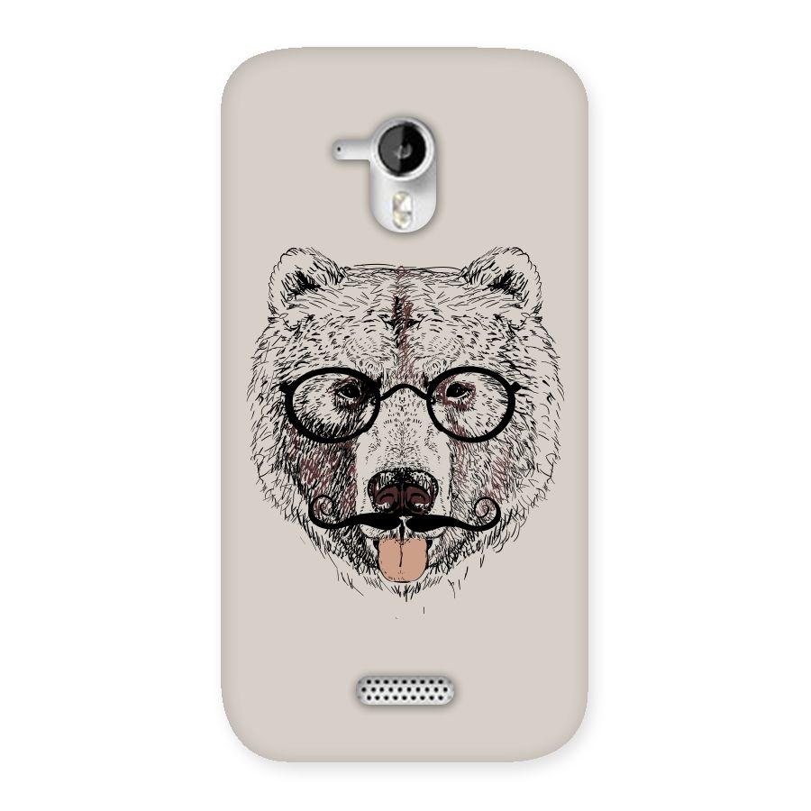 Studious Bear Back Case for Micromax Canvas HD A116