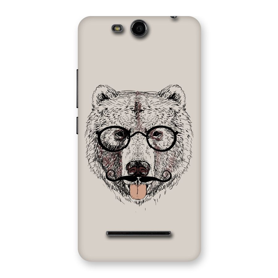 Studious Bear Back Case for Micromax Canvas Juice 3 Q392