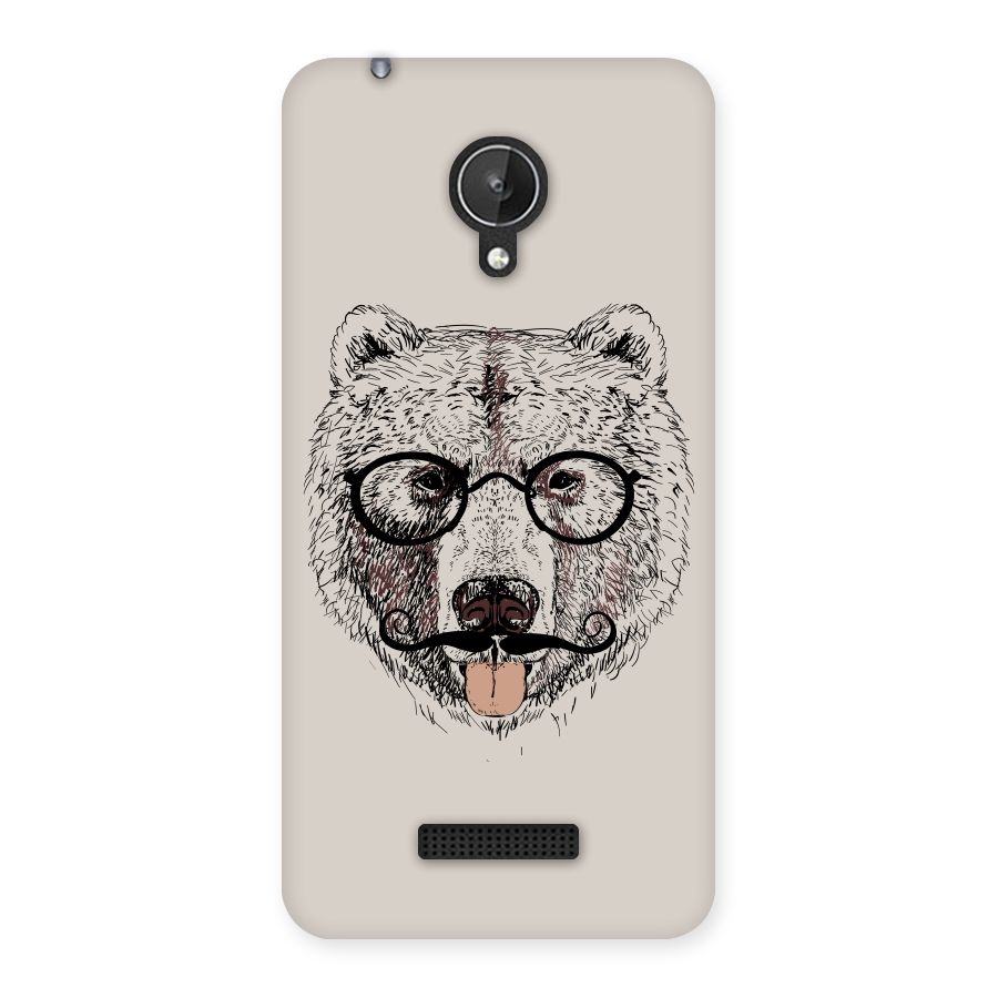 Studious Bear Back Case for Micromax Canvas Spark Q380
