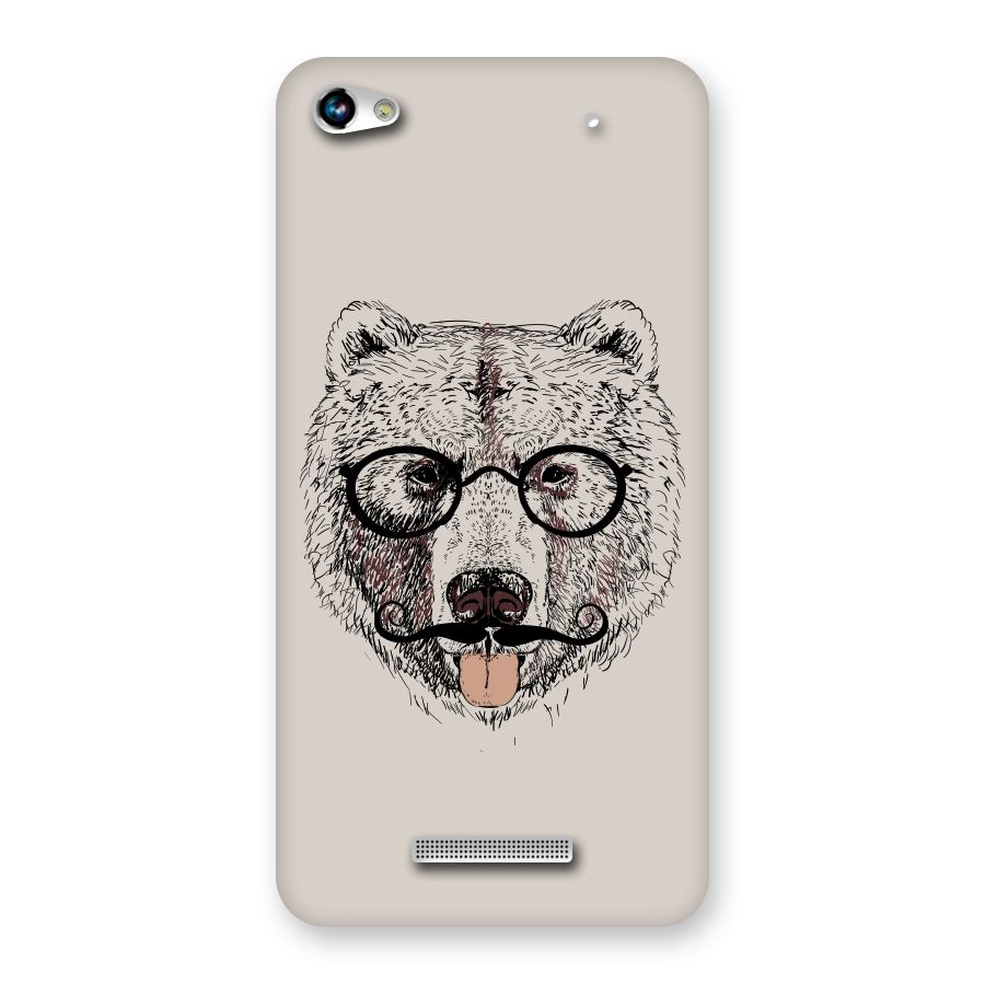 Studious Bear Back Case for Micromax Hue 2