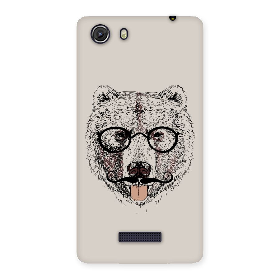 Studious Bear Back Case for Micromax Unite 3