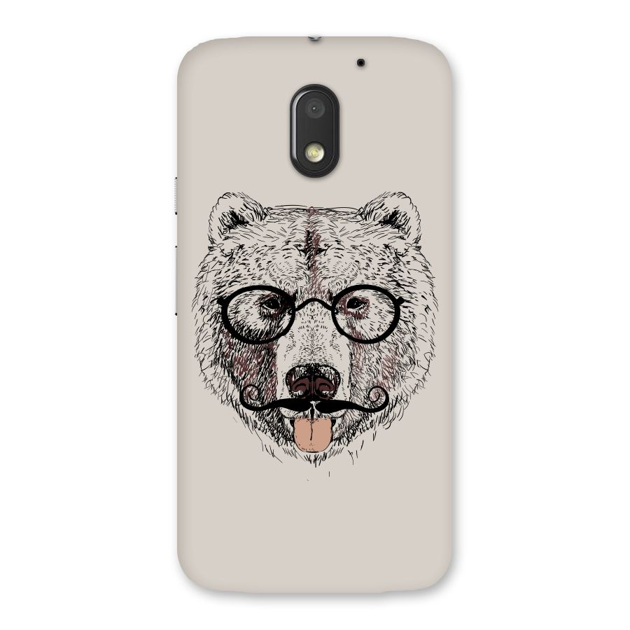 Studious Bear Back Case for Moto E3 Power