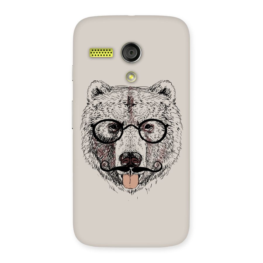 Studious Bear Back Case for Moto G