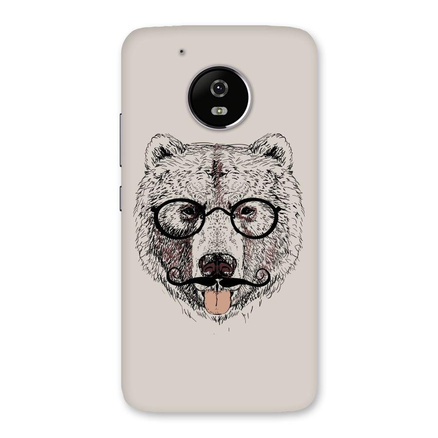 Studious Bear Back Case for Moto G5