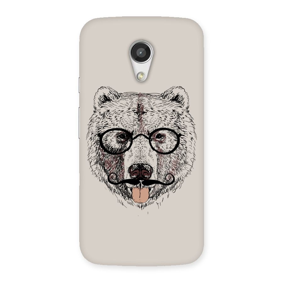 Studious Bear Back Case for Moto G 2nd Gen