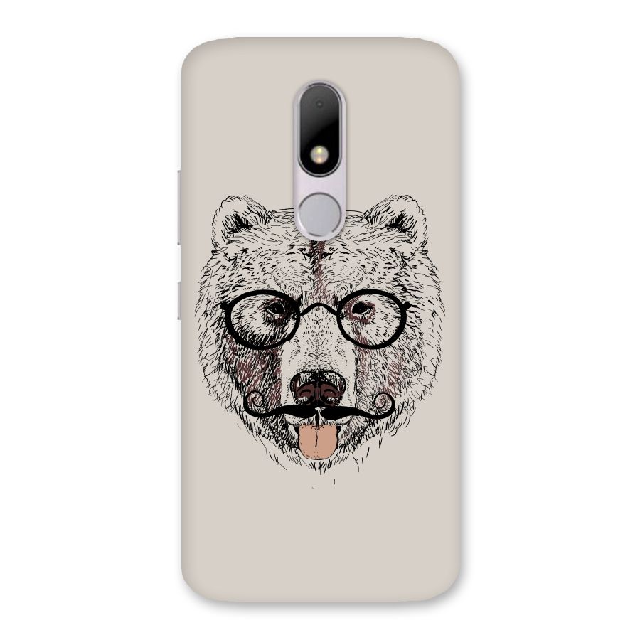 Studious Bear Back Case for Moto M