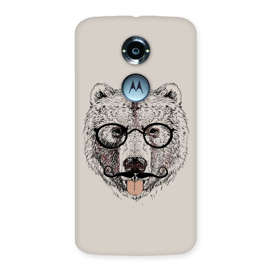 Studious Bear Back Case for Moto X 2nd Gen