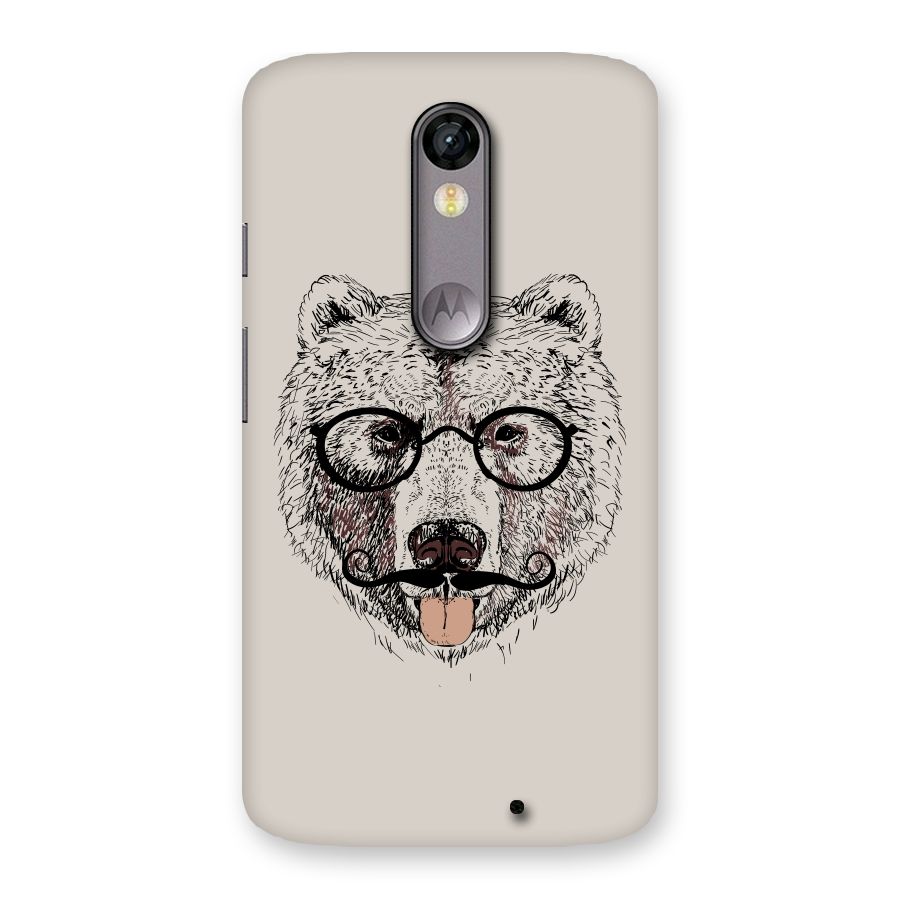 Studious Bear Back Case for Moto X Force