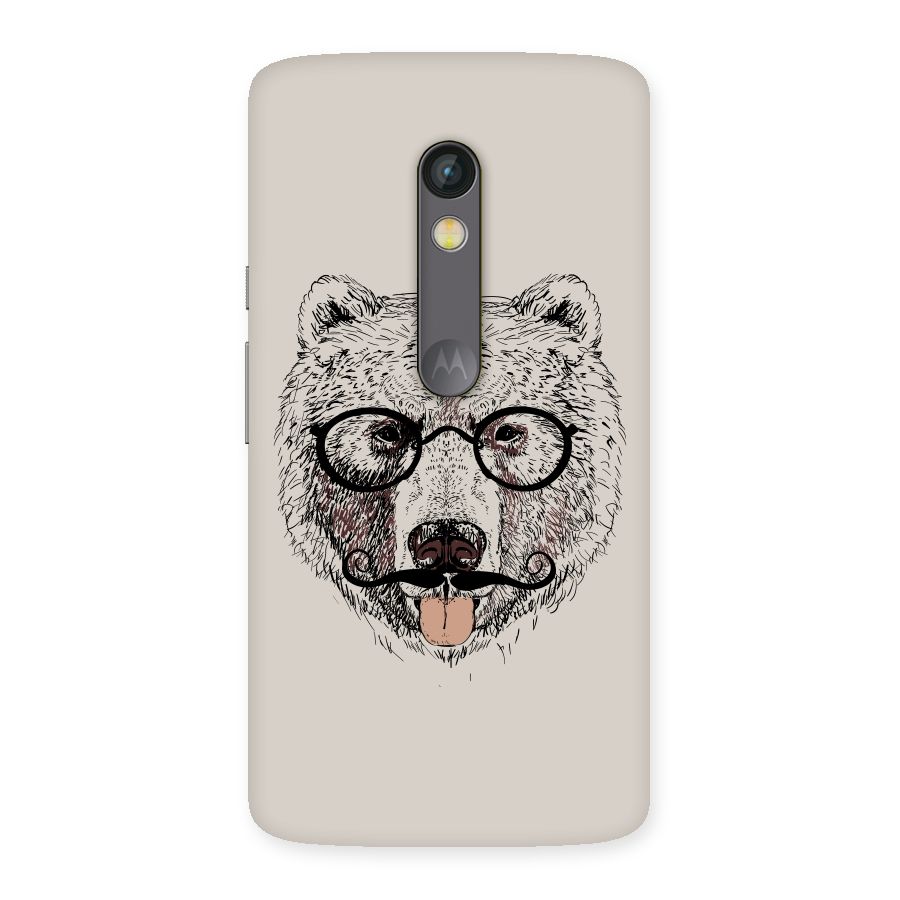Studious Bear Back Case for Moto X Play