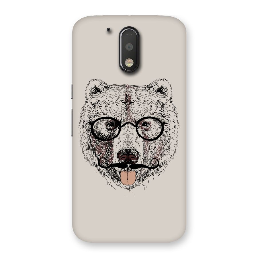 Studious Bear Back Case for Motorola Moto G4