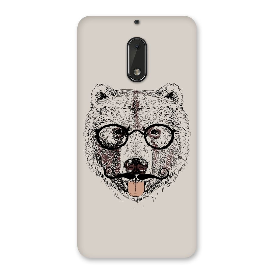 Studious Bear Back Case for Nokia 6
