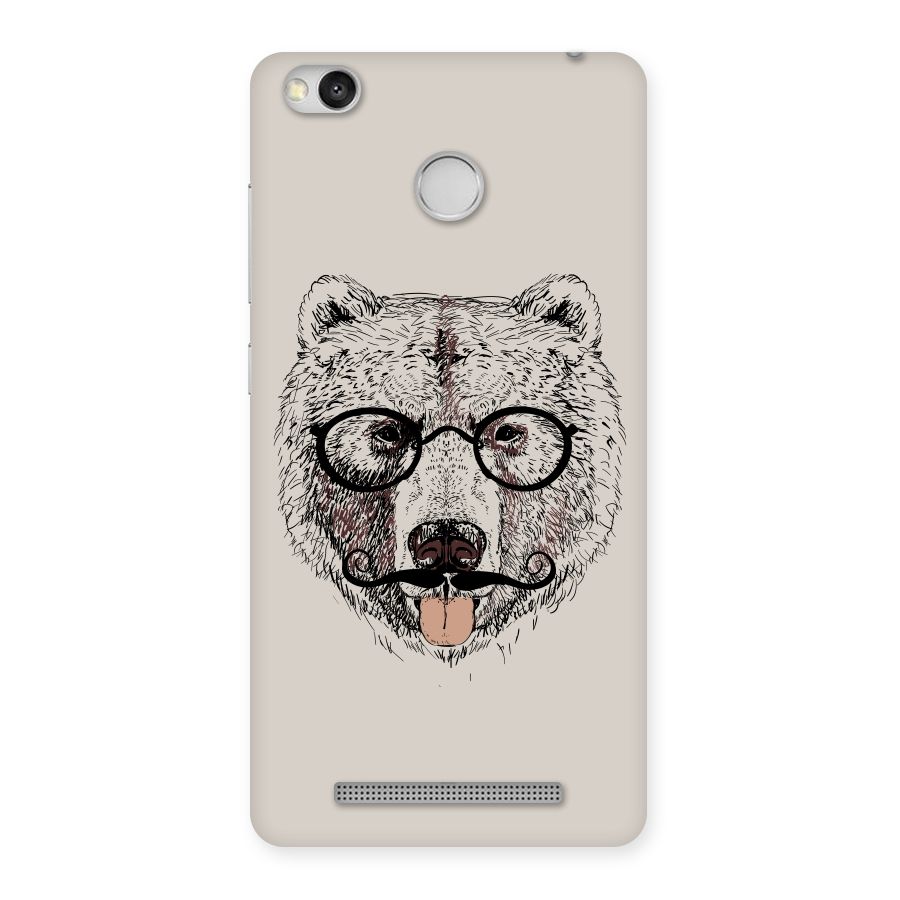 Studious Bear Back Case for Redmi 3S Prime